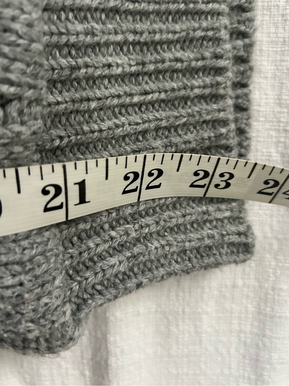 Vtg VS PINK Angora Cable Knit Fur Hoodie Jacket Gray M / S McBling Y2K Grail - Picture 6 of 8
